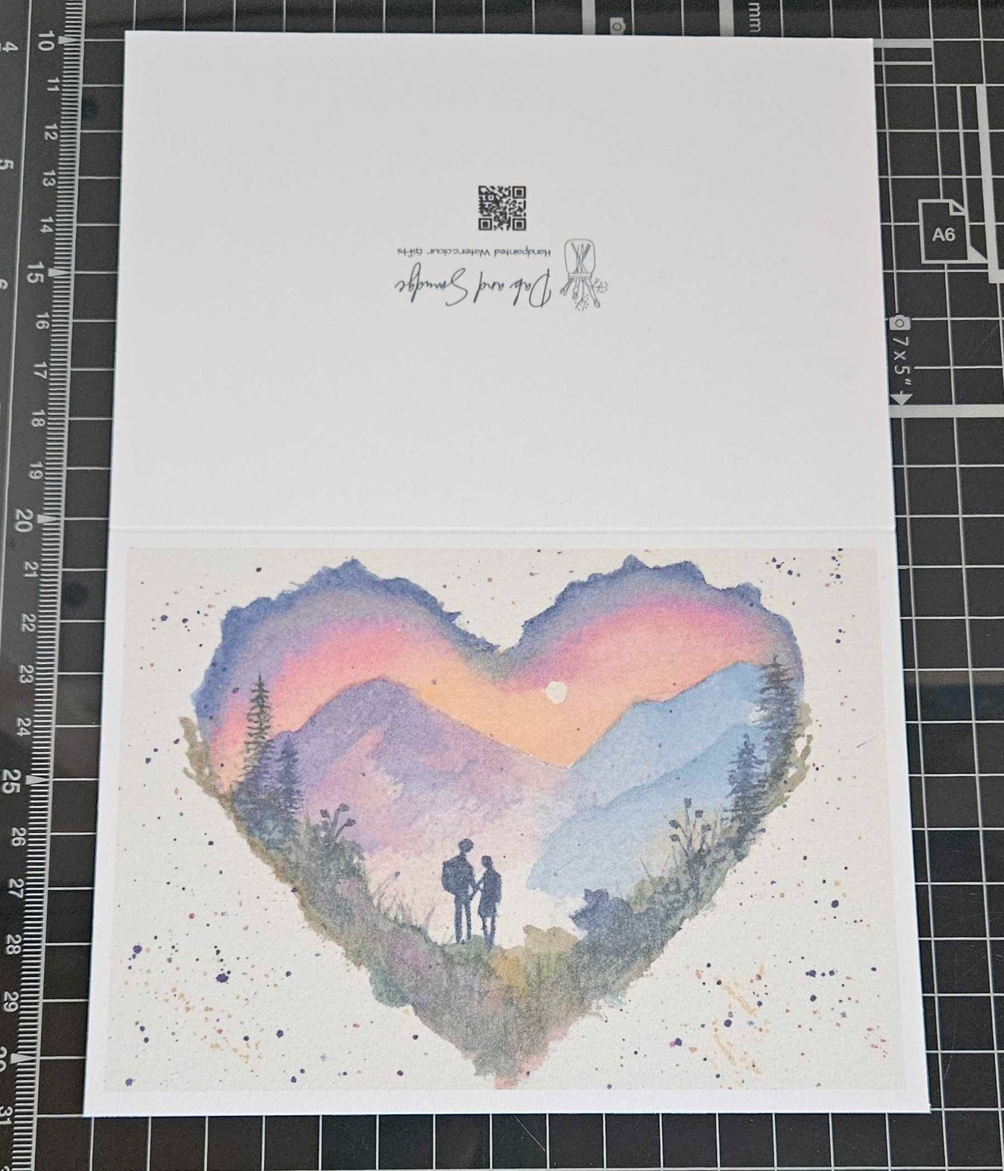 Together, we can climb Mountains - Medium Blank Card
