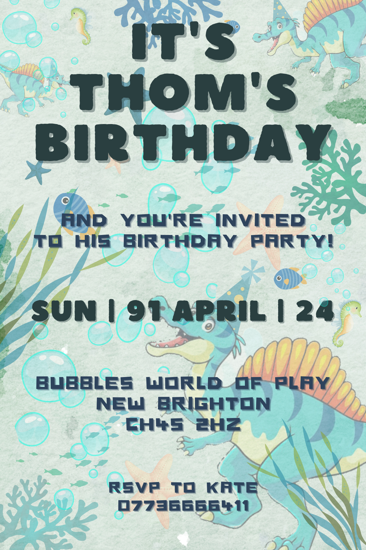 Invites (see listing for examples)