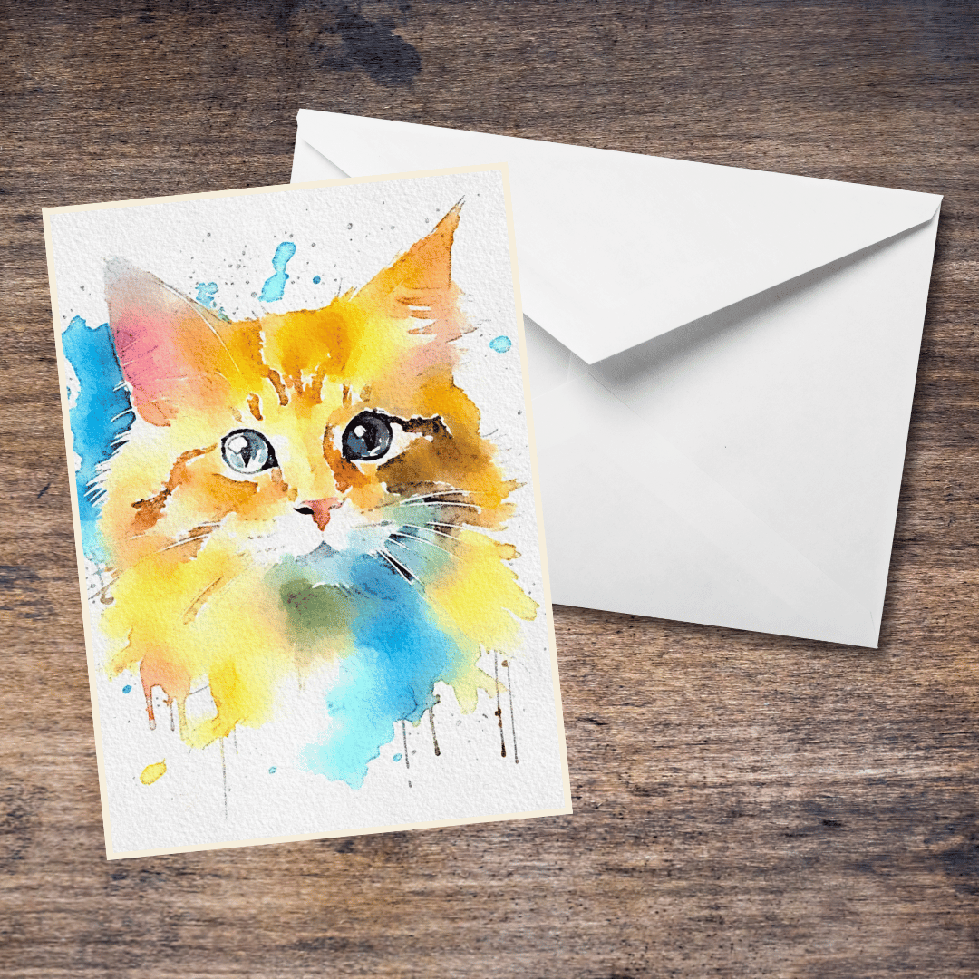 Cat Blank Cards (For Rescue Me Animal Sanctuary) set or singles
