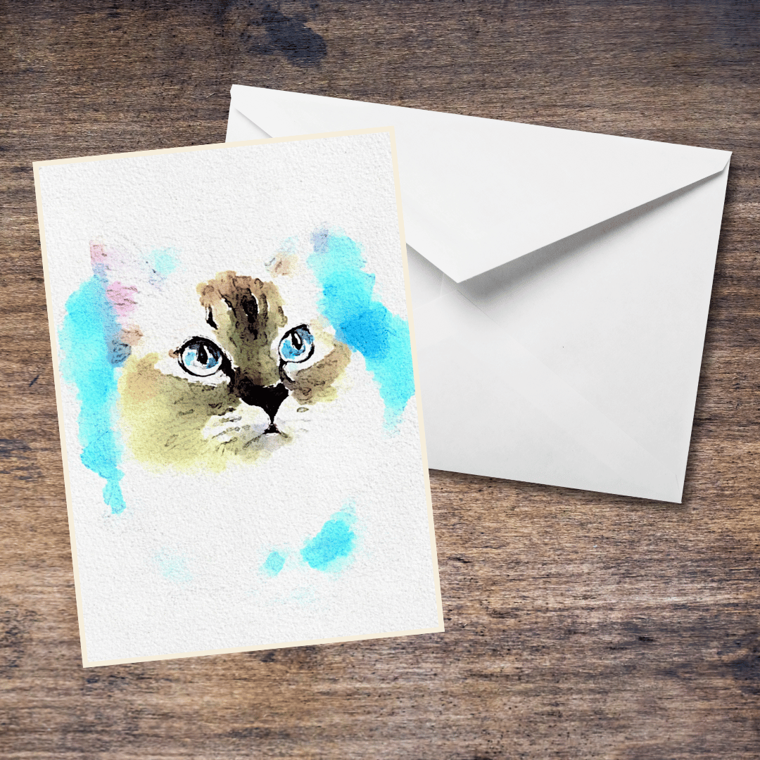 Cat Blank Cards (For Rescue Me Animal Sanctuary) set or singles