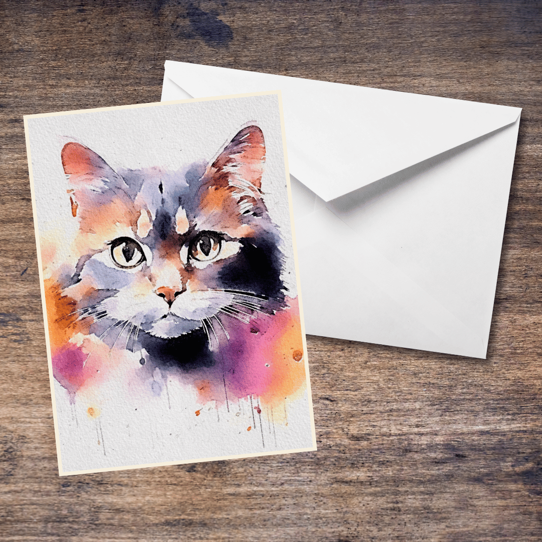 Cat Blank Cards (For Rescue Me Animal Sanctuary) set or singles