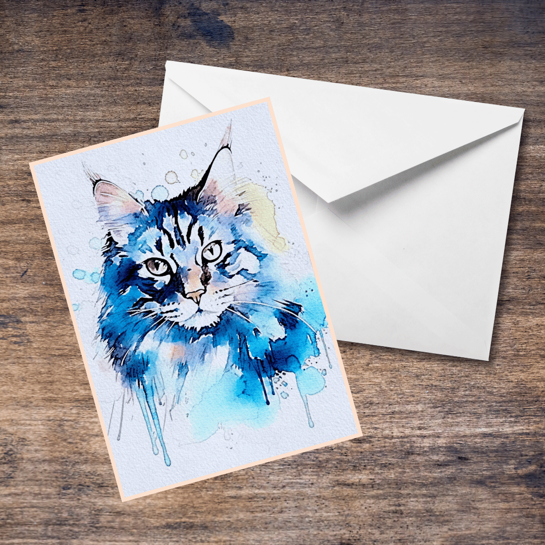 Cat Blank Cards (For Rescue Me Animal Sanctuary) set or singles
