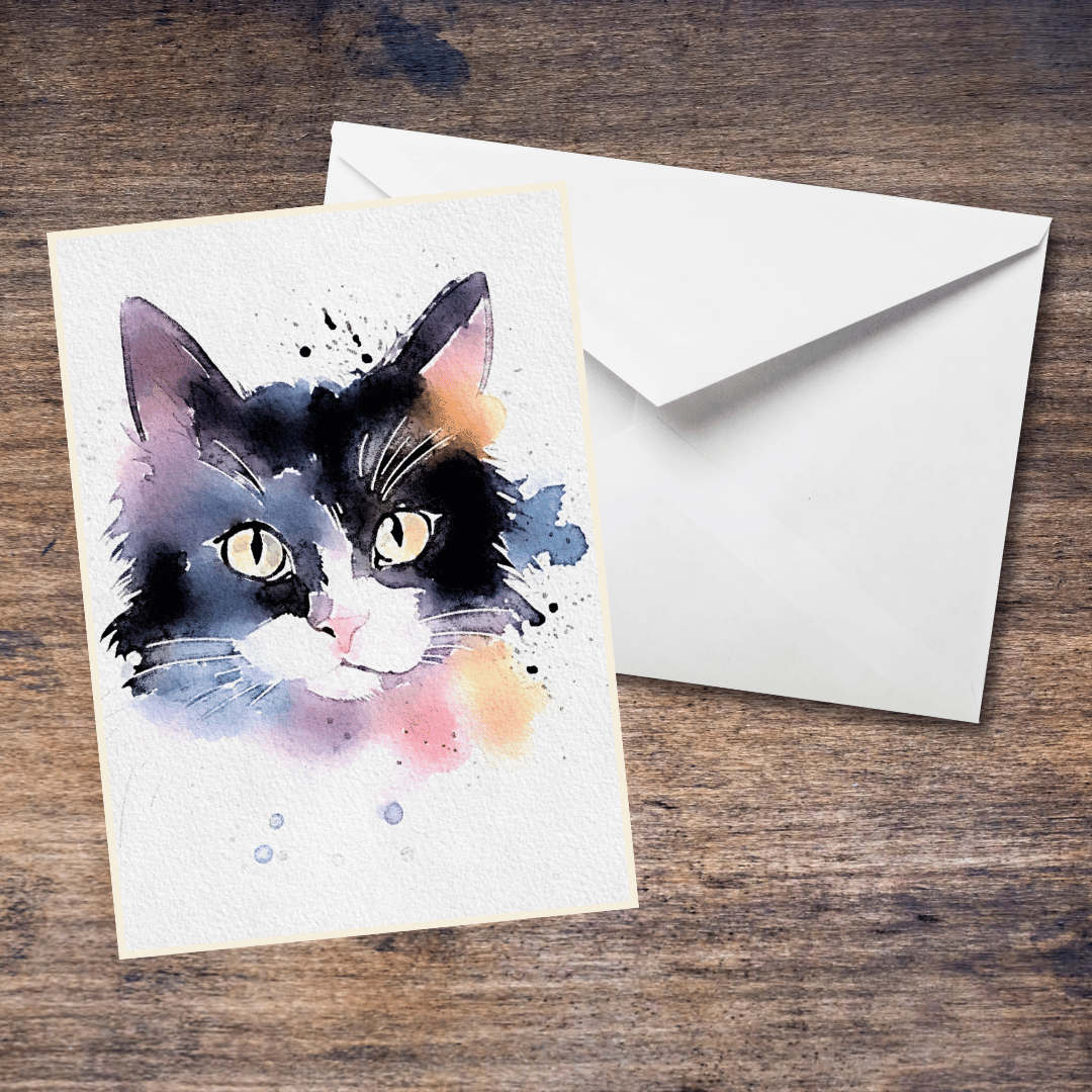 Cat Blank Cards (For Rescue Me Animal Sanctuary) set or singles