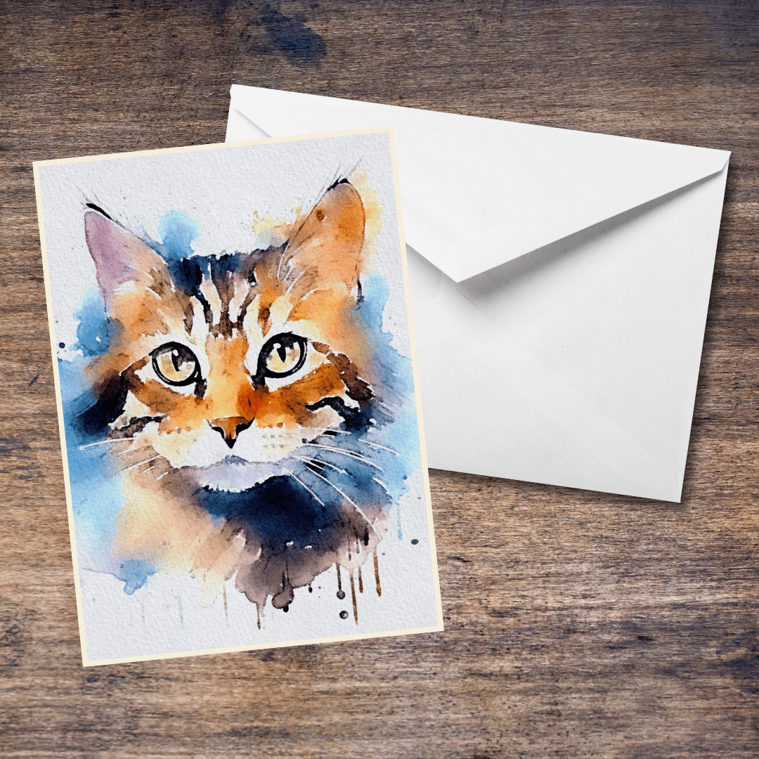 Cat Blank Cards (For Rescue Me Animal Sanctuary) set or singles