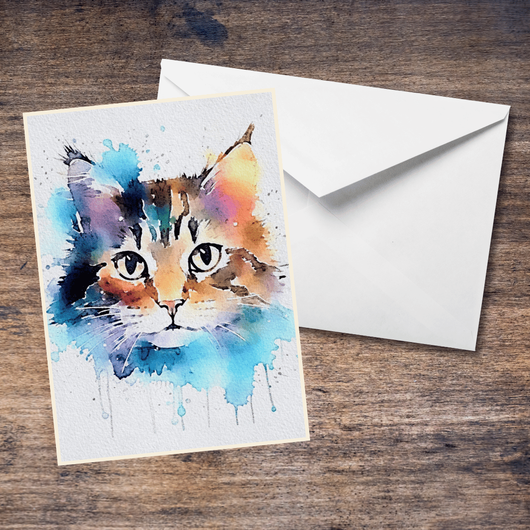 Cat Blank Cards (For Rescue Me Animal Sanctuary) set or singles