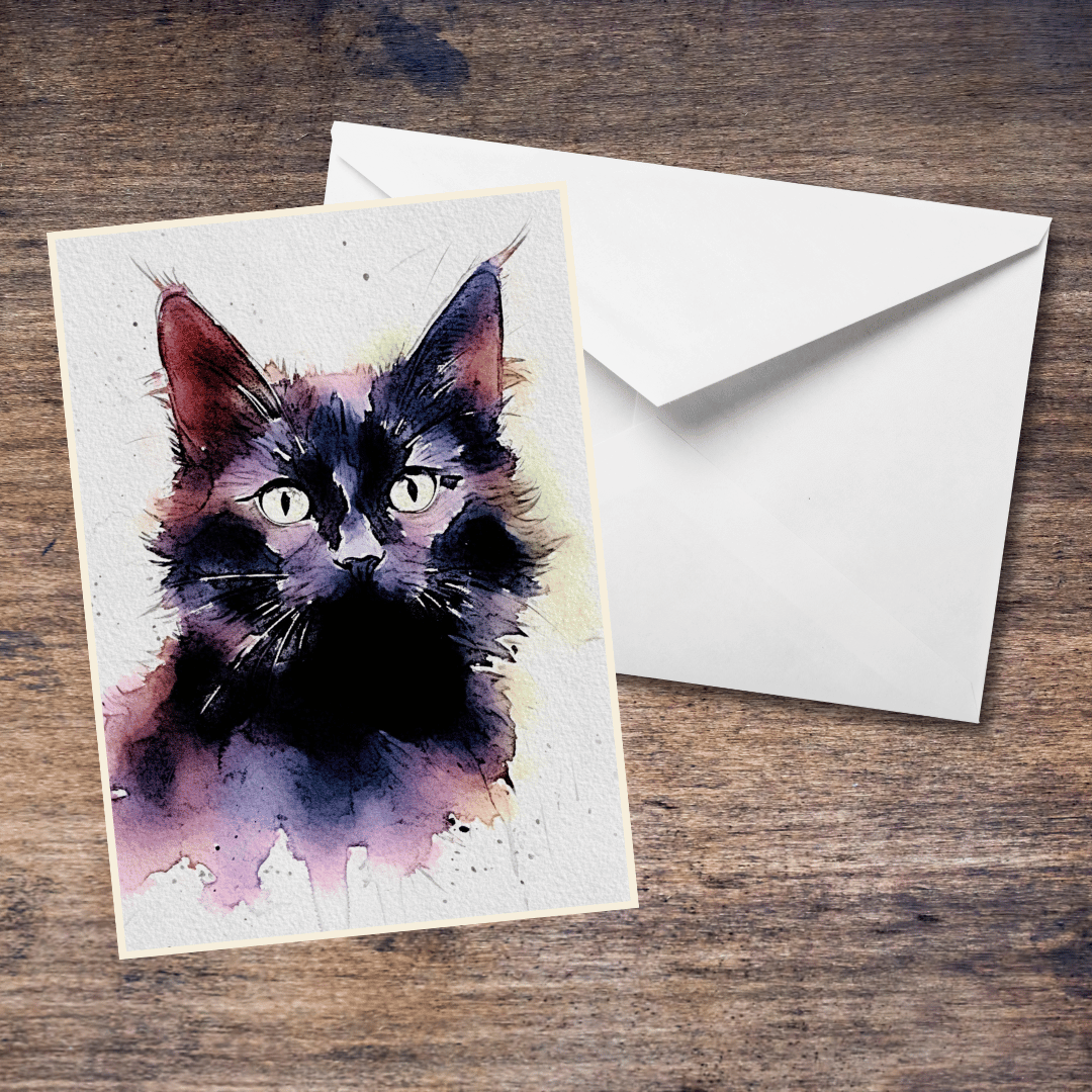 Cat Blank Cards (For Rescue Me Animal Sanctuary) set or singles