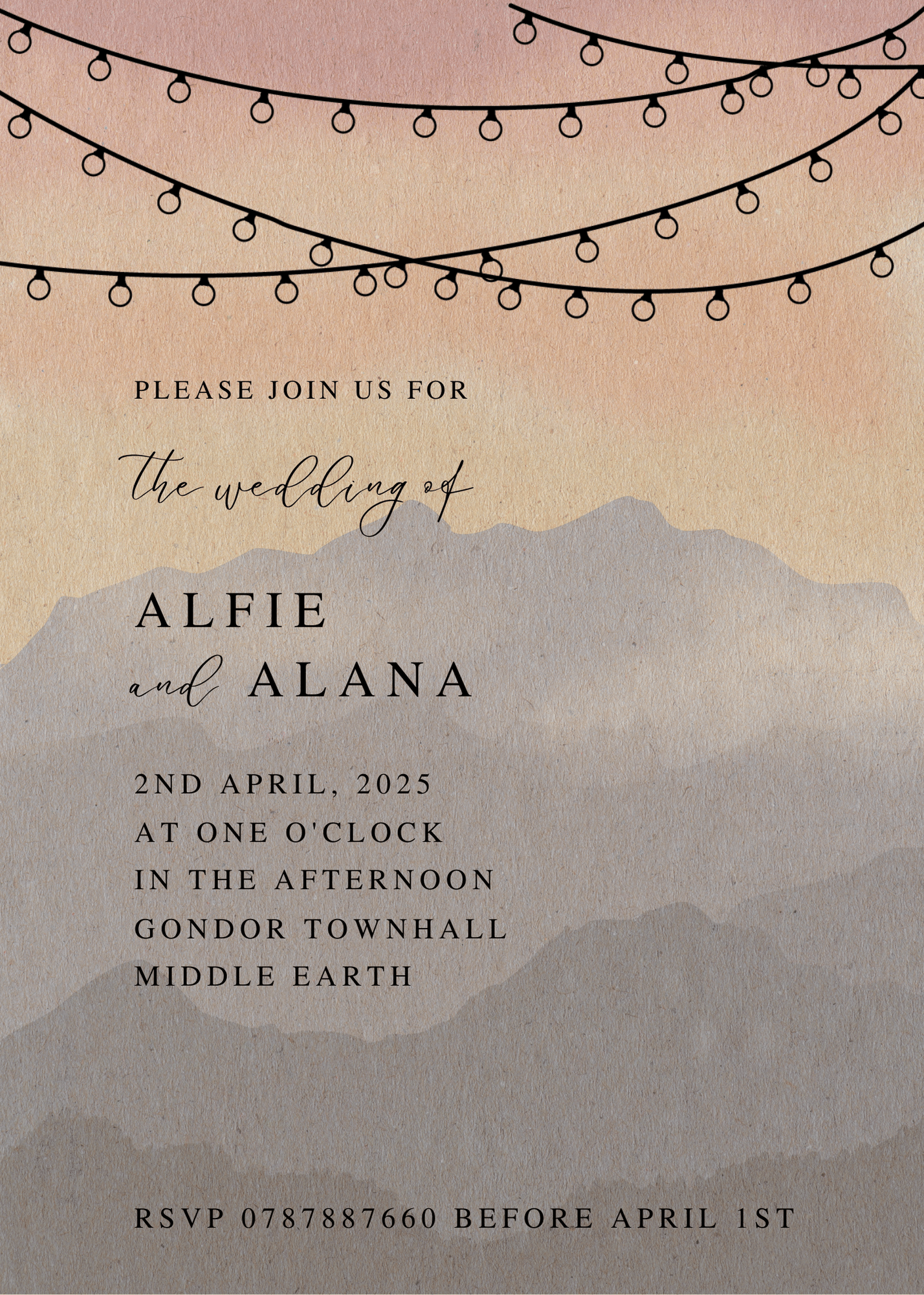 Invites (see listing for examples)