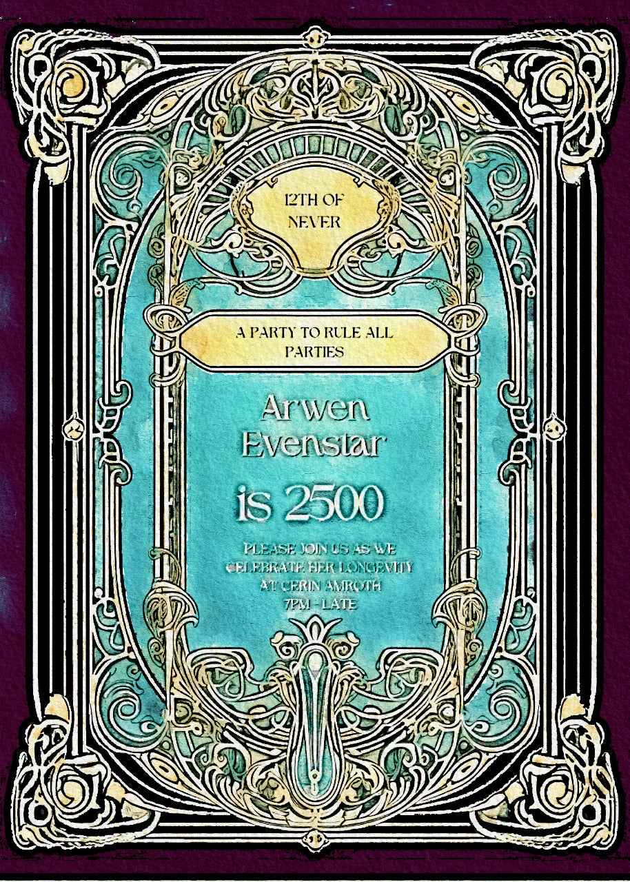 Invites (see listing for examples)