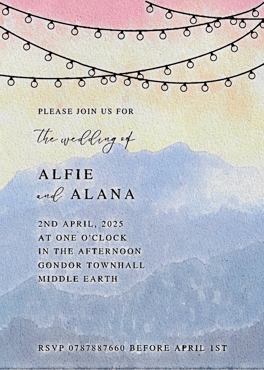 Invites (see listing for examples)