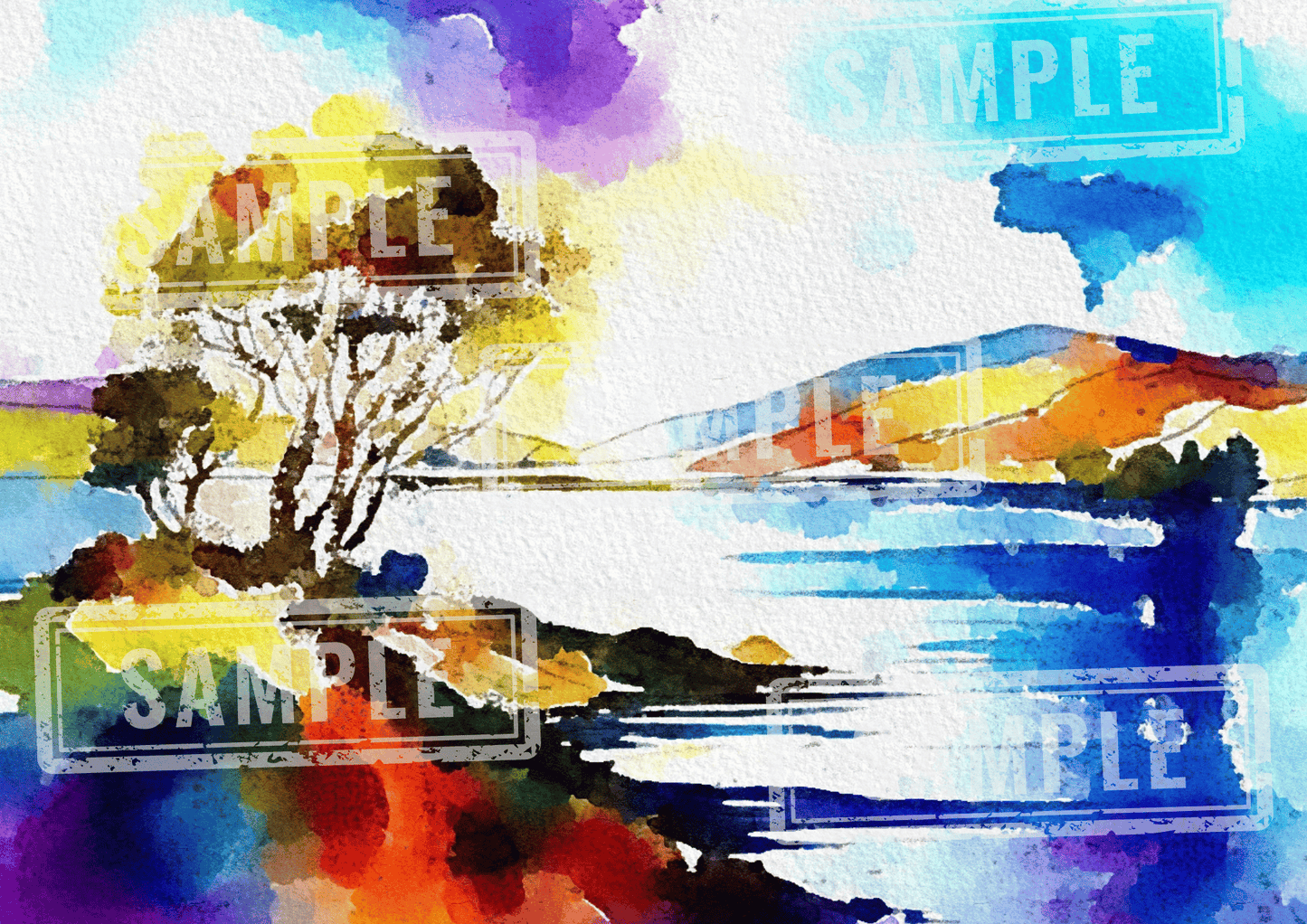 Lake Landscape Art Prints