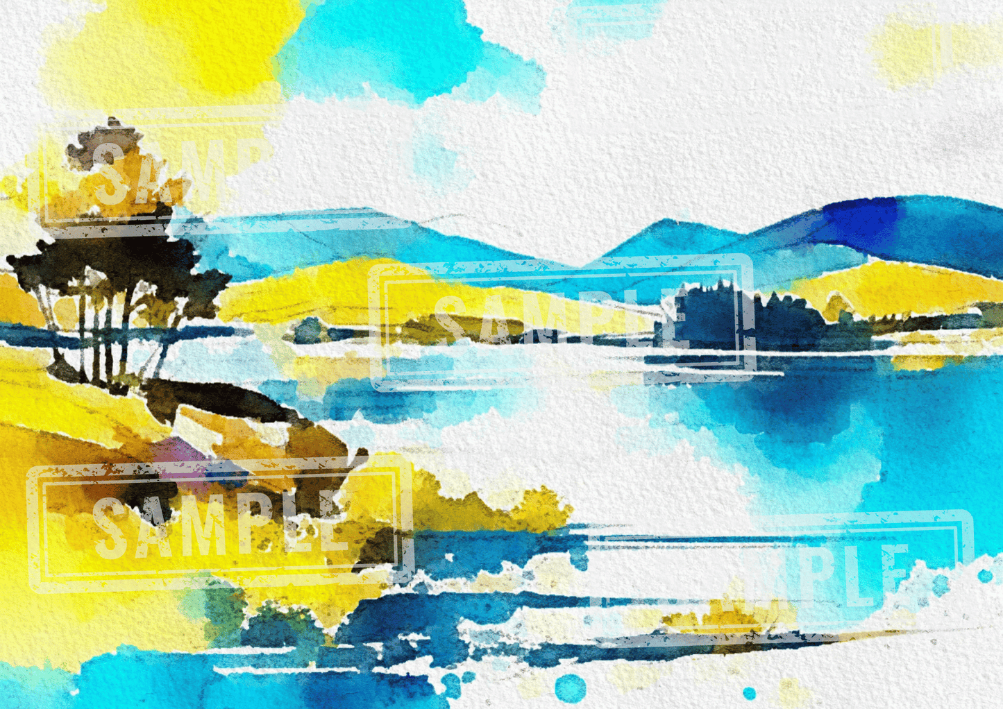 Lake Landscape Art Prints