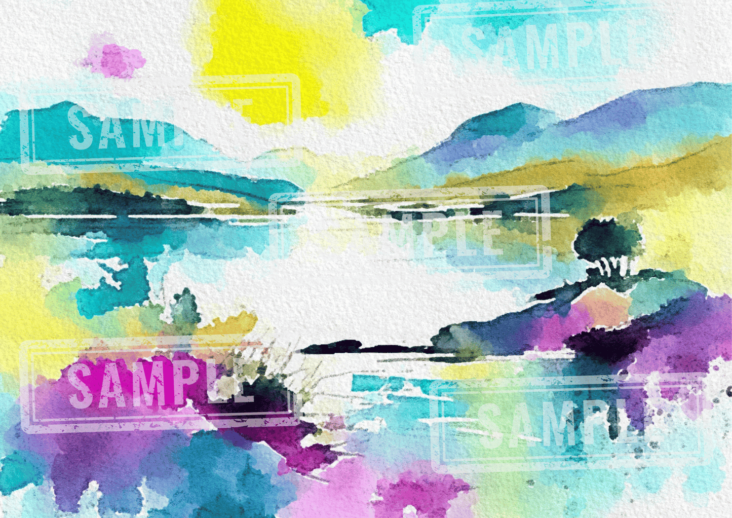 Lake Landscape Art Prints