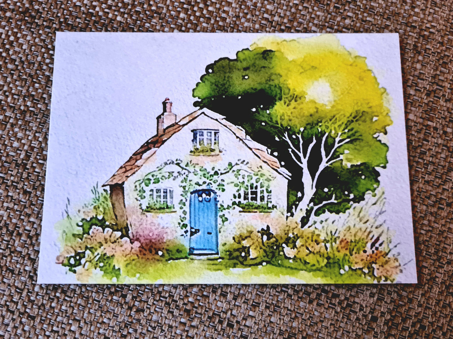 English Cottages - Set of 4 postcards