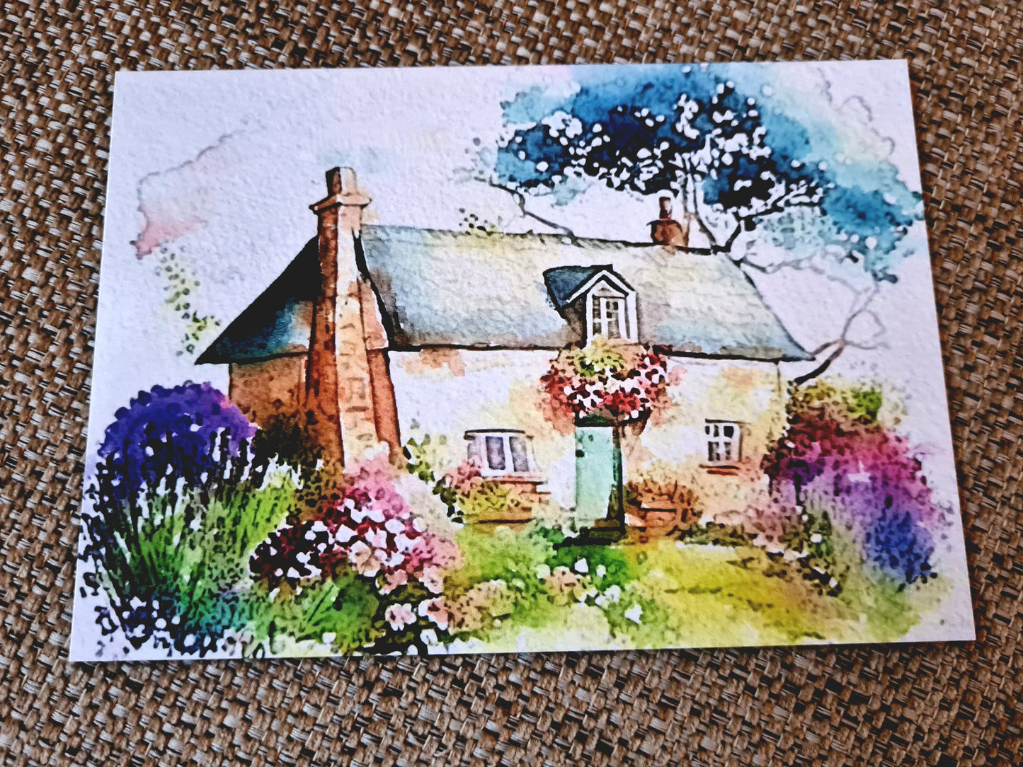 English Cottages - Set of 4 postcards