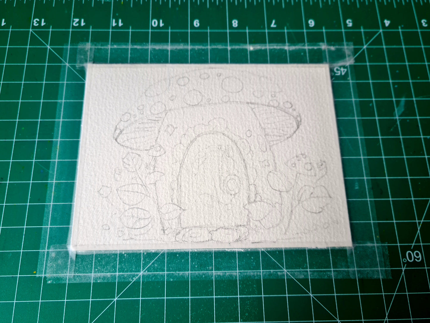 Toadstool New Home - Blank Card
