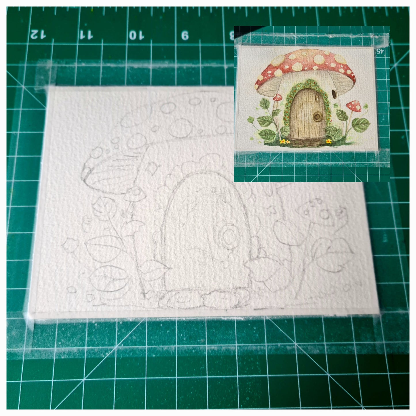 Toadstool New Home - Blank Card