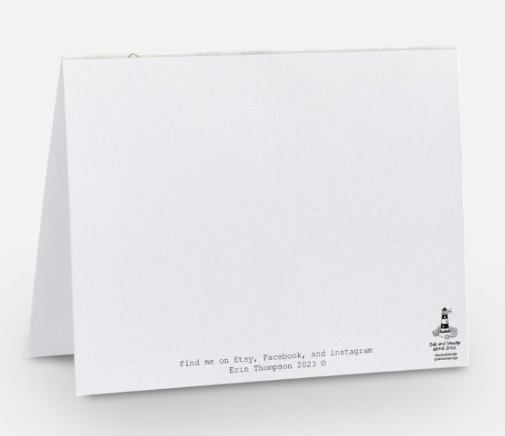 9th wedding anniversary - Blank Card