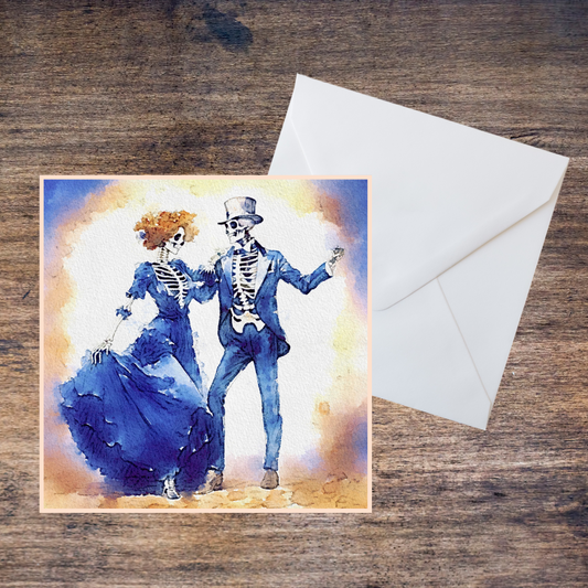 Wedding, Anniversary, Halloween Wedding - Blank Card