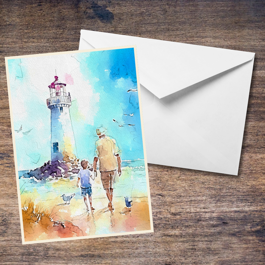 Father/son/grandson- Blank Card