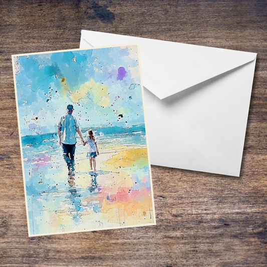 Father/daughter/granddaughter- Blank Card