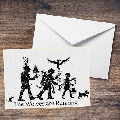 Box of Delights Inspired Fan Art, Christmas, Cult, Cool - Watercolour Blank Greetings Card