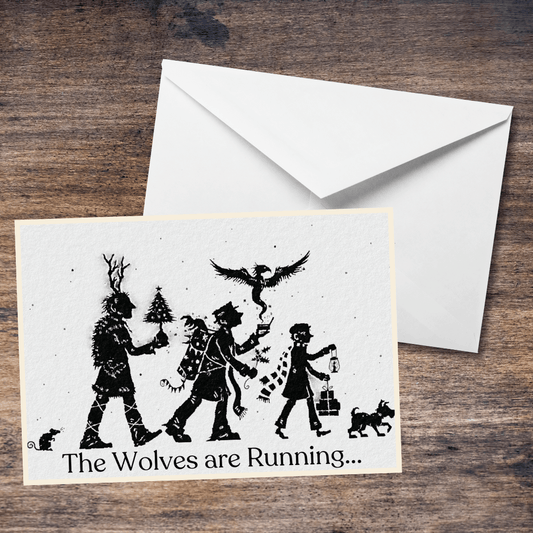 Box of Delights Inspired Fan Art, Christmas, Cult, Cool - Watercolour Blank Greetings Card
