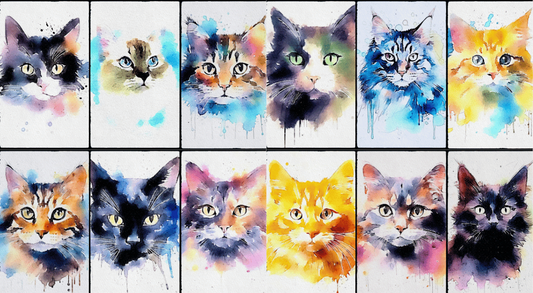 Cat Blank Cards (For Rescue Me Animal Sanctuary) set or singles