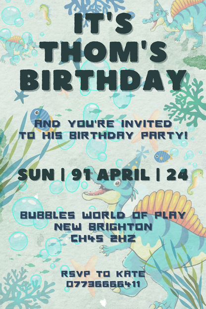 Invites (see listing for examples)