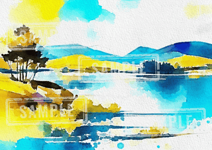 Lake Landscape Art Prints