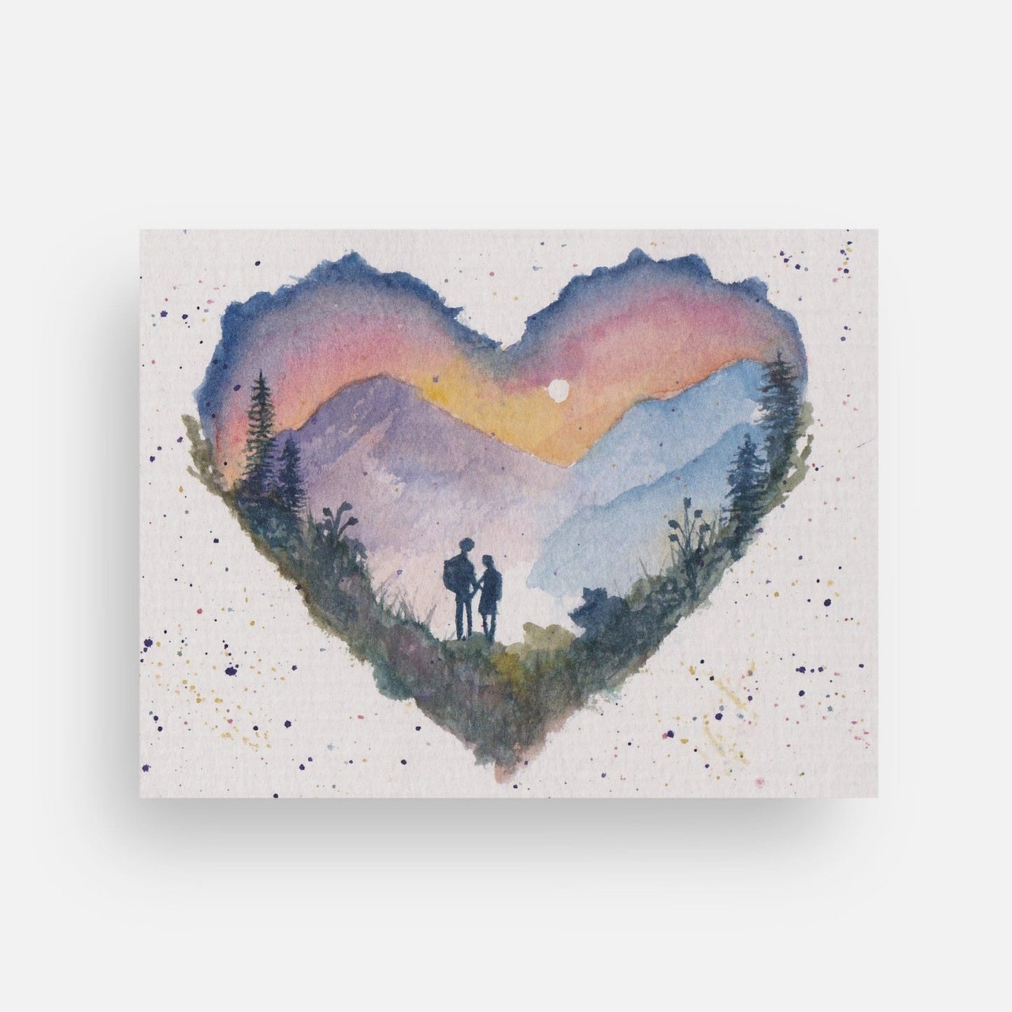 Together, we can climb Mountains - Medium Blank Card