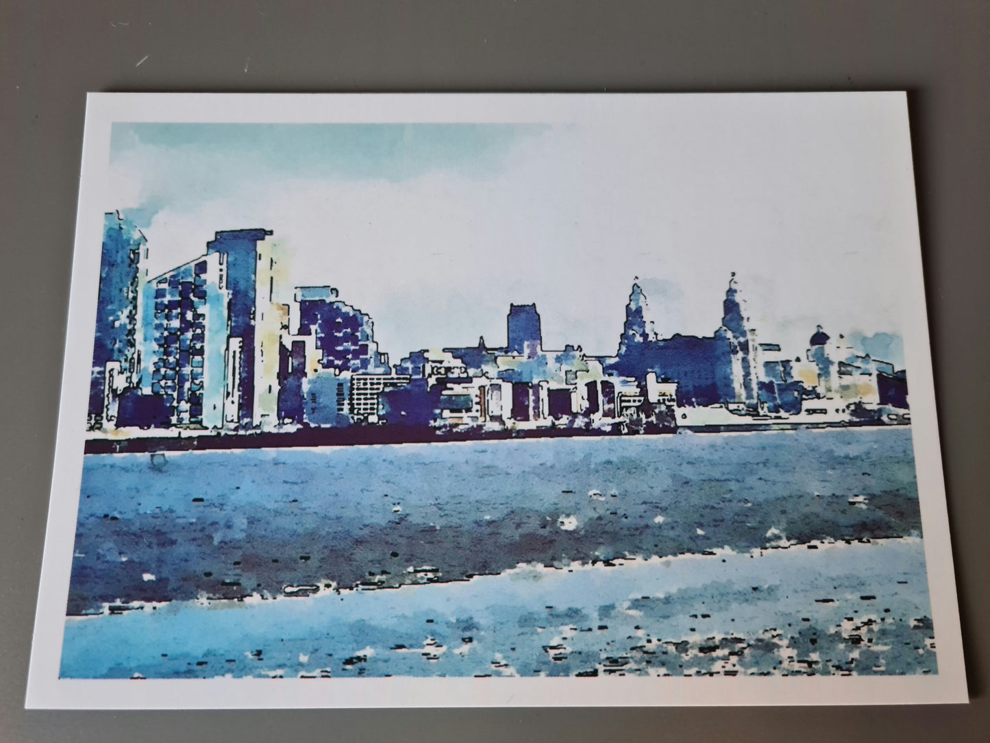 New Brighton, Liverpool, Leasowe, Dazzle Ferry Boat - Set of 4 postcards