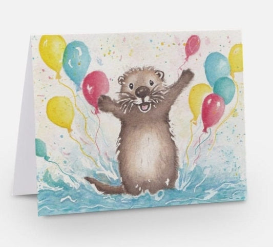 Cute Otter - Blank Card