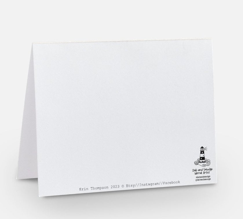 Toadstool New Home - Blank Card