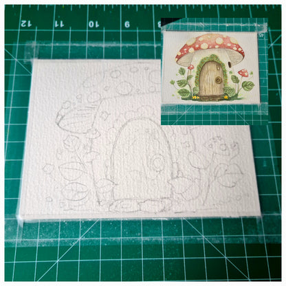 Toadstool New Home - Blank Card