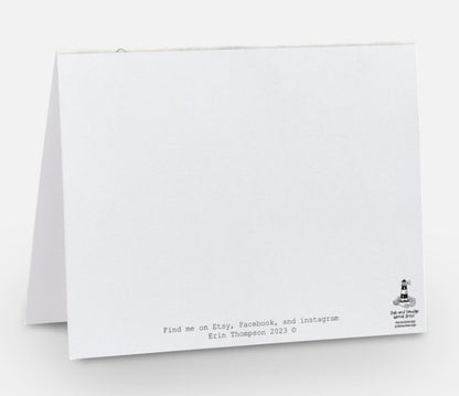 9th wedding anniversary - Blank Card
