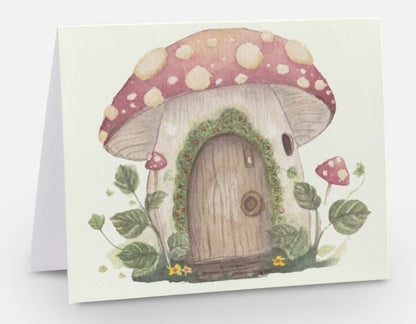 Toadstool New Home - Blank Card
