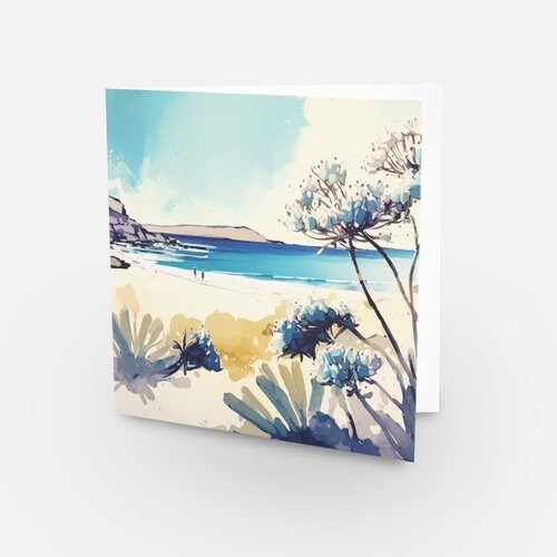Coastal Greetings Card - Blank Card
