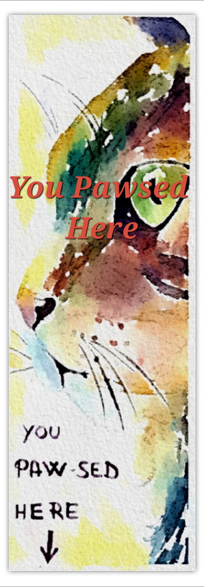 Handpainted Bookmarks (printed set of 4)